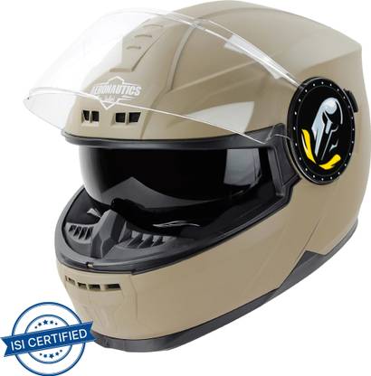Steelbird SBH-40 ISI Certified Full Face Helmet for Men and Women with Inner Sun Shield Motorbike Helmet