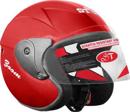 stiss red Nano Helmet Motorsports Helmet