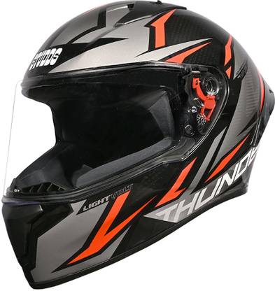 STUDDS Thunder Lightvolt ISI and DOT Certified Full Face Helmet Motorbike Helmet