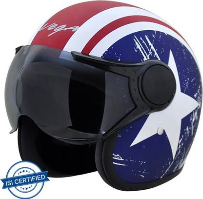 VEGA Jet Captain Motorbike Helmet