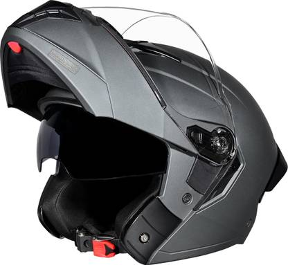 STUDDS Trooper Flip-up Full Face with Dual Visor Motorbike Helmet