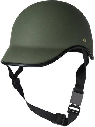 VisorUp All Purpose Open Face Cap with Adjustable Strap – Lightweight Half Cap Helmet Motorbike Helmet