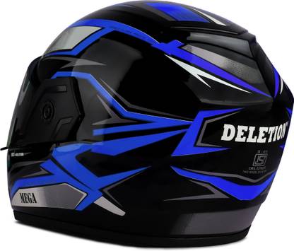 fuery Full Face Mega Jazz 360 Blue Helmet Y062 Motorsports Helmet