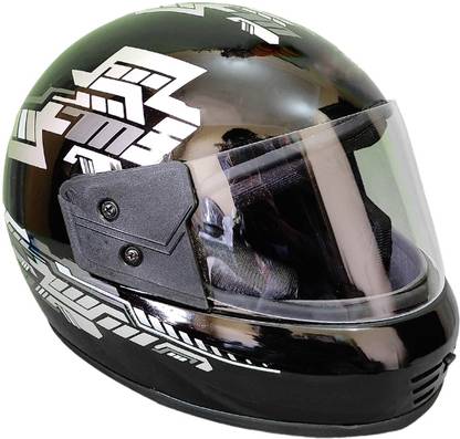 RECTITUDE Lightweight Full Face Helmet for Men and Women with Clear Visor, Easy Fitting Motorbike Helmet