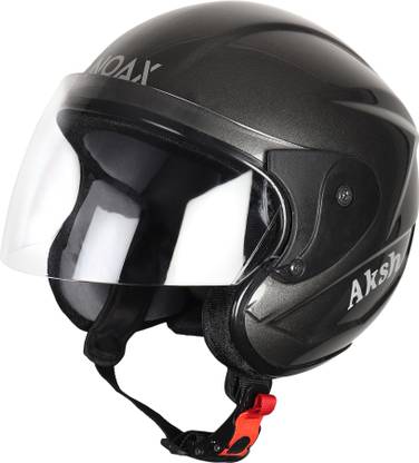 NOAX Kawach For Head NOX Silver GLOSSY Motorbike Helmet