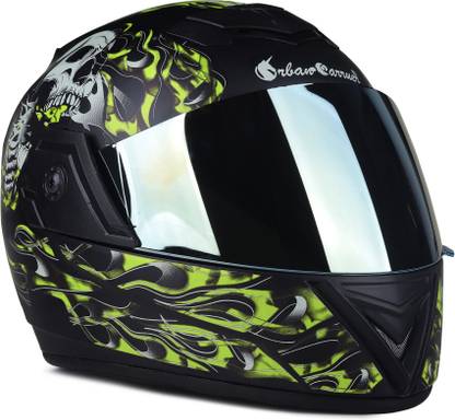 urban carrier ABS Ghost Rider Full Face Rainbow Visor Motorbike Helmet