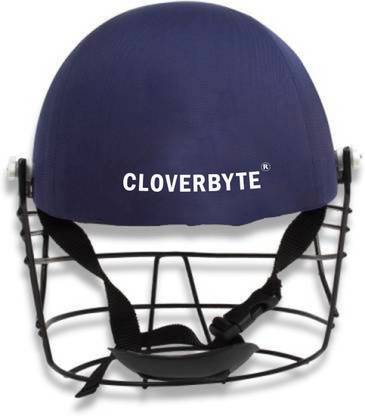 CLOVERBYTE Blue Cricket Helmet For 11+ years with Detachable Grill Cricket Helmet