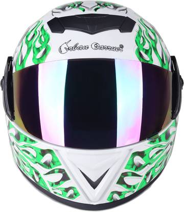 urban carrier ABS Ghost Rider Full Face Rainbow Visor Motorbike Helmet