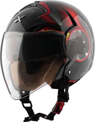 Axor Striker Hitman Dual Visor Motorbike Helmet