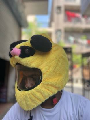 V VANTRA PANDA HELMET Covers Suitable for All Panda Helmets Riding (YELLOW)) Helmet Buckle Clip