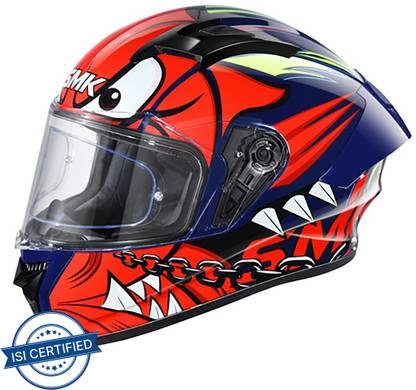 SMK Stellar Monster Motorbike Helmet