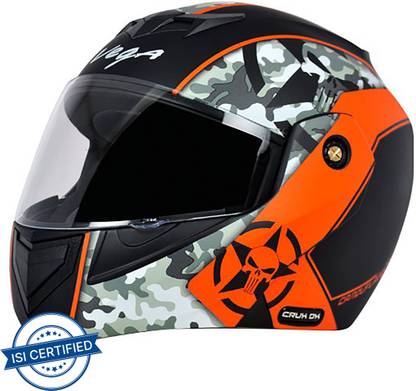VEGA Crux Dx Camoflage Motorbike Helmet