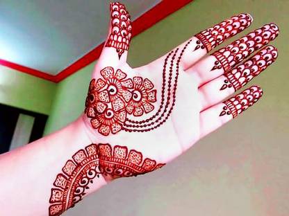 sign gold Natural Organic Bridal Henna Mehendi Cones For Hand, Feet And Body Designs