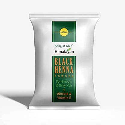 शगुन गोल्ड Himalayan Black Henna Hair Colour Powder 250 hair treatments हेयर कलर