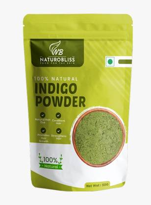 NaturoBliss 100% Pure & Natural Indigo Powder For Hair