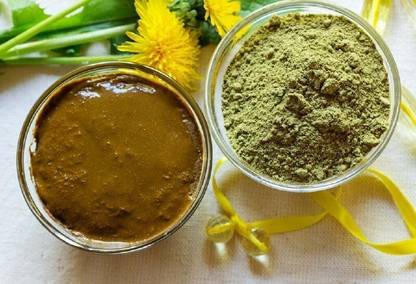 SABZ ORGANICS Henna Paste Pre-Soaked in Black Tea and Herbs For Dark Stain Suitable For Brides