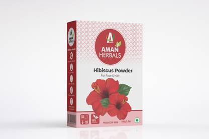 AMAN Herbal Natural Hibiscus face & hair powder