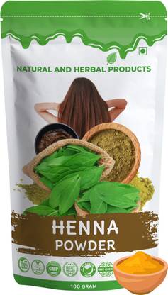NATURAL AND HERBAL PRODUCTS 100% Organic Henna Leaves Powder - Henna Powder For Hair Black Organic (Pure)