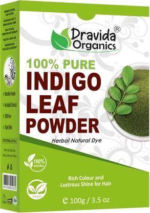 Dravida Organics 100 % Pure Indigo Powder for Hair