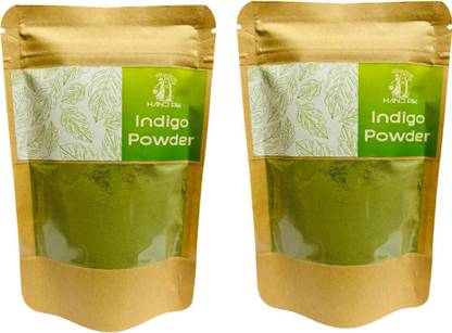 Hand Pik Organic Indigo Powder, For Hair Color & Hair Care (Combo Pack 100X2)