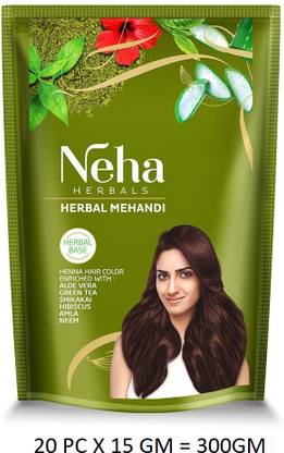 Neha Herbal Henna Mehandi Powder 15 GM X 20 PC