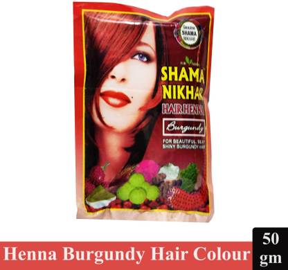 Shama Nikhar Henna Long Lasting Burgundy Hair Colour