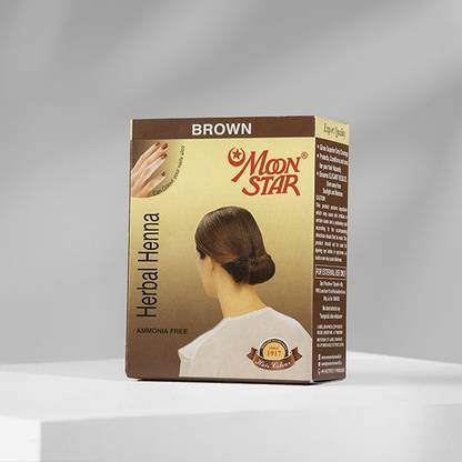 Moonstar Herbal Henna Brown Pack of 3 (50GMX3)