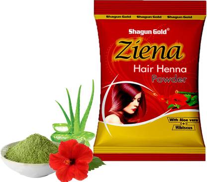 SHAGUN GOLD Organic Herbal Red Ziena henna powder for hair coloring 900 gm 100gm free ziena