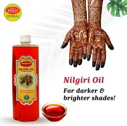 Afrin Henna Mahendi Sadi Nilgiri Oil For Making Mahendi cones - 200 ml