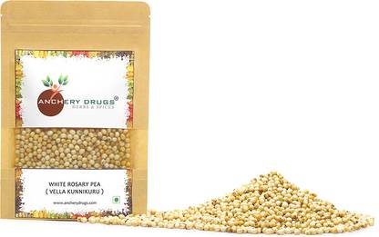 Anchery Drugs Kunnikuru, Safed Gunja Ratti, Abrus Precatorius, Rosary Pea White
