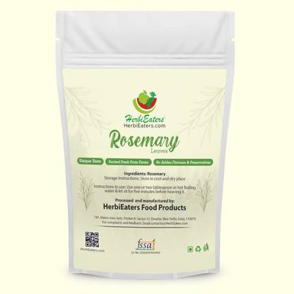 HerbiEaters Himalayan Dry Rosemary with Long Leaves 50 gm, Rosemary Leaves