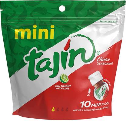 tajin Clasico Chile Lime Seasoning Mini Pouch 35g 10 Mini Bottles