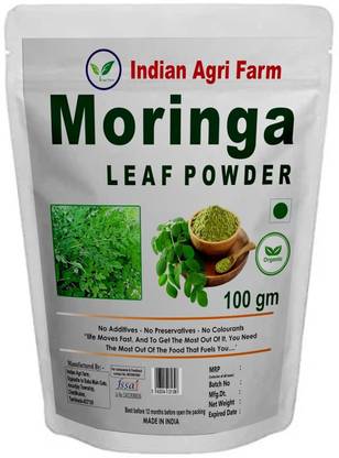 IAgriFarm Moringa Leaves Powder / 100g / Drumstick Leaves Powder