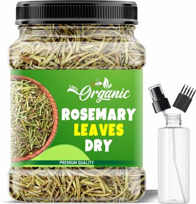 Groly 100% Organic Rosemary Leaves with Free 100ml Spray bottle & Applicator bottle