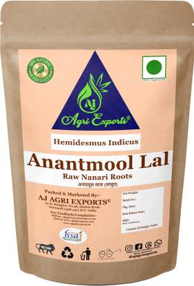 AJ AGRI EXPORTS Anantmool Roots - Nanari - Sarsaparilla - Hemidesmus Indicus - अनंतमूल लाल