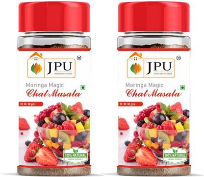JPU Moringa Magic Chat Masala | Healthy Herbal Chat Masala 80g | Pack of 2