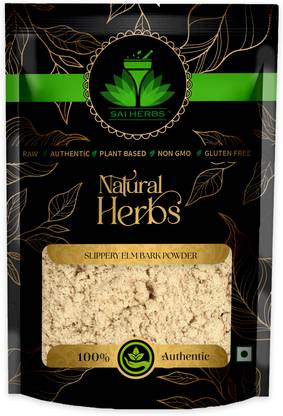SAI HERBS Slippery Elm Bark Powder - Pure & Natural