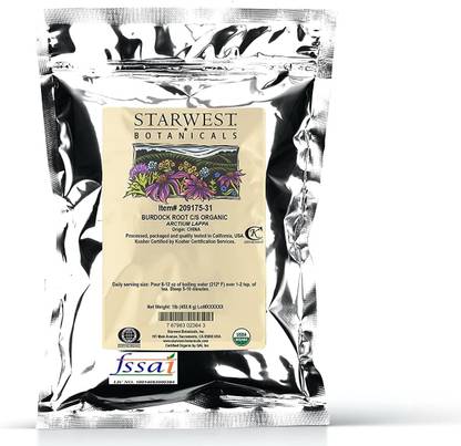 Starwest Botanicals Bulk Burdock Root C/S Organic