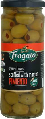 Fragata Green Olives Stuffed with Minced Pimiento 450g