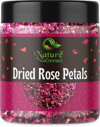 NATURE CONNECT Sun Dried Rose Petals| Jar Pack