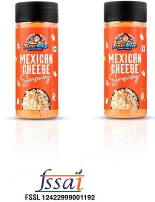 TimeOut Mexican Cheese Multi-Purpose Seasoning, Pack of 2, Popcorn & Snack Flavoring Mexican Cheese Popcorn