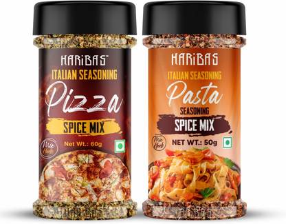 HARIBAS Combo Pasta Seasoning 40gm and Pizza Seasoning 60gm Pizza Dominos Seasonings