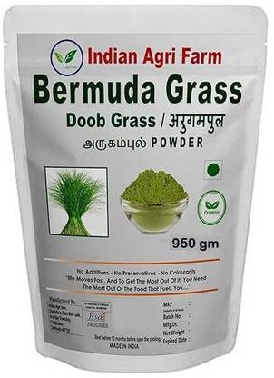 IAgriFarm Bermuda Grass Powder / 950g / Doob Grass / Arugampul / Bahama Grass Powder