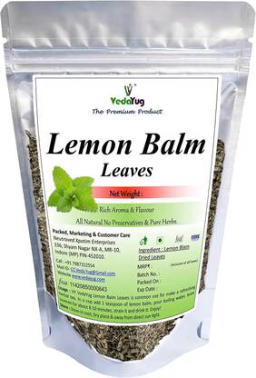 VY VedaYug Lemon Balm Leaves