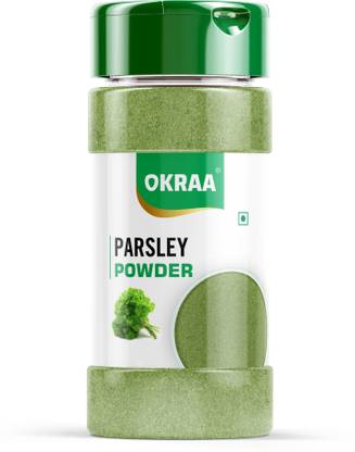 OKRAA Parsley Powder / Parsley Leaves Powder - 85 GM