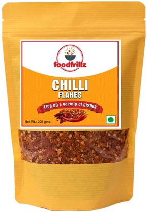 foodfrillz Premium Quality Chilli Flakes 200 g Pouch