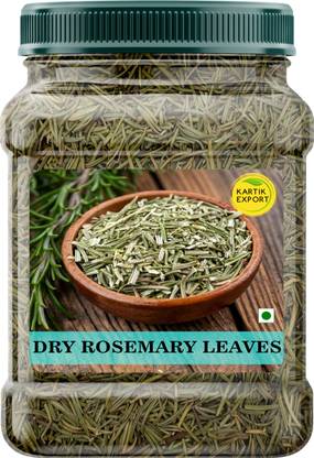 Kartik Export Rosemary Leaves | Dried | For Seasoning, Tea & Hair | Supports Hair Growth |
