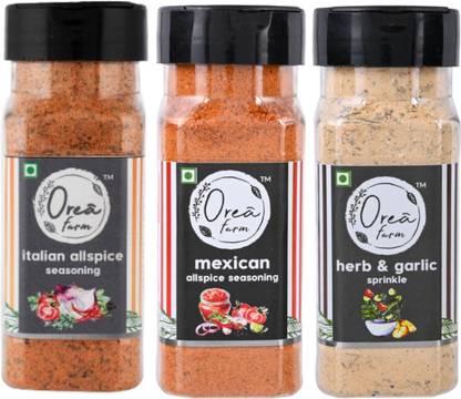 OREA farm Italian Allspice, Mexican Allspice and Herb & Garlic Sprinkler | Combo of 3