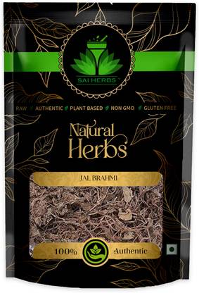 SAI HERBS Jal Brahmi - Neer Brahmi - Saraswati Leaves - Pure & Natural