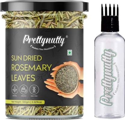 Prettynutty Rosemary Sun Dried Leaves for Food, Skin Glow & Hair | Helps in Digestion